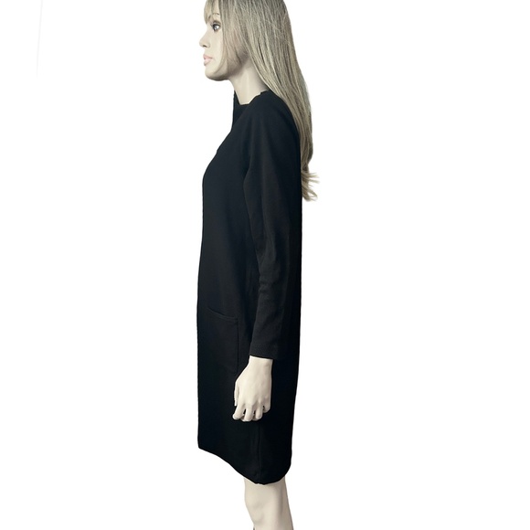 Jones New York Merino Blend Shift Dress Black S-M - Picture 4 of 15